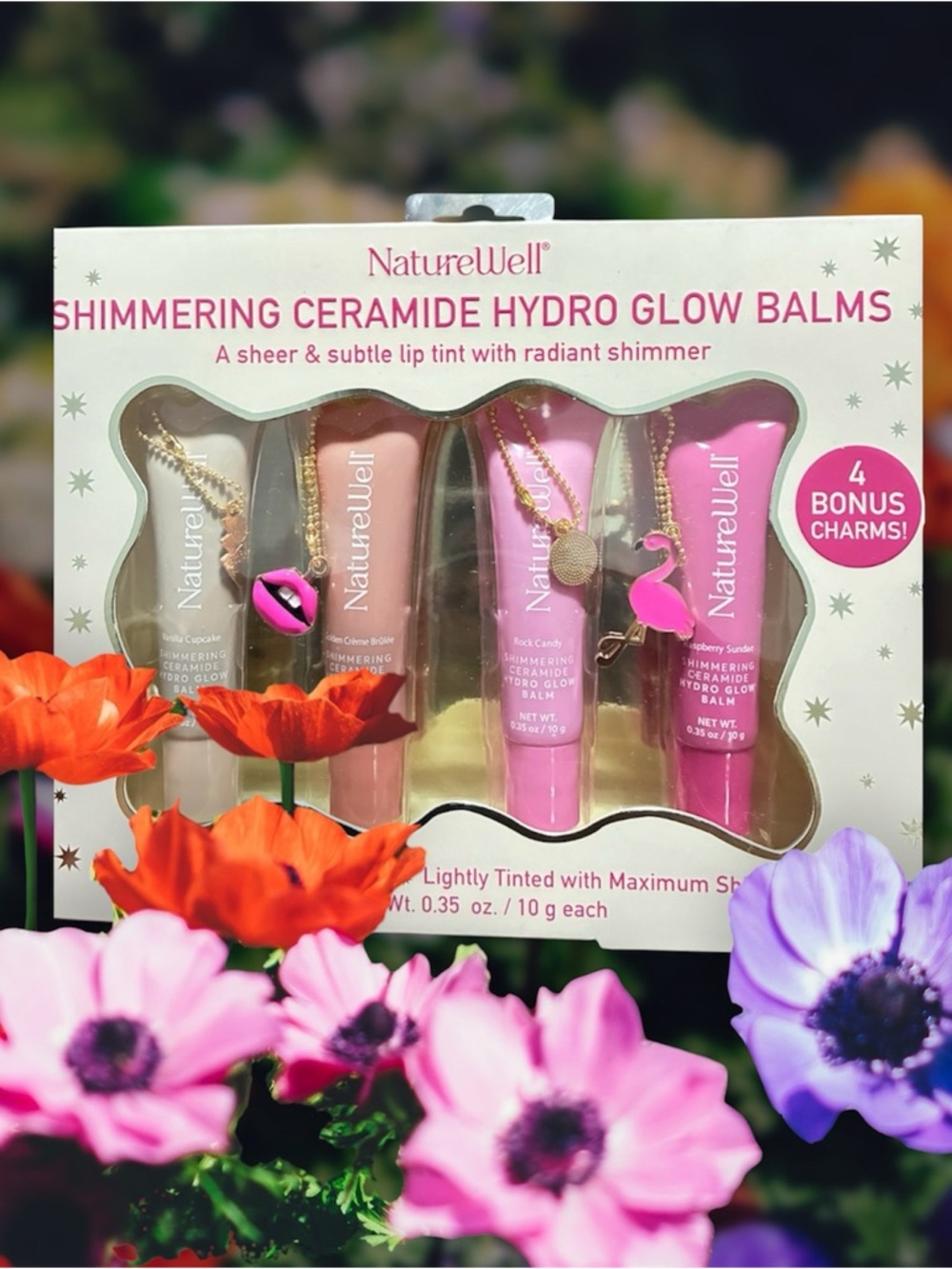 Shimmering Ceramide Hydro Glow Balms - Pink & Neutral Tint Set